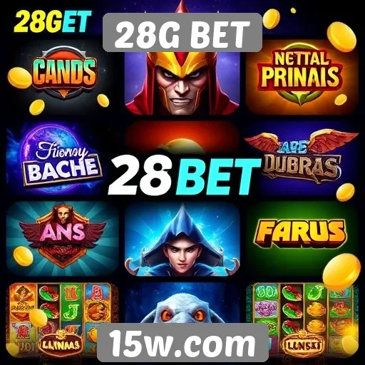 Variedade de jogos oferecidos no 28G BET